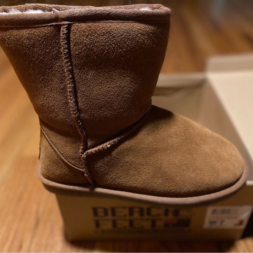 Suede Sherpa Lined Australian Boots size 7 NWT - Picture 8 of 11